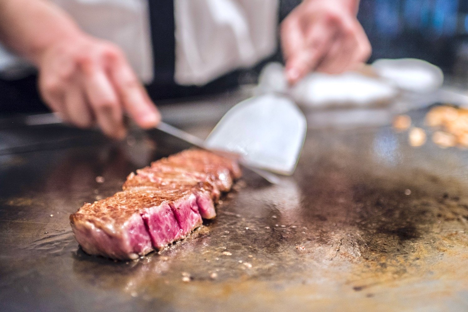cooking kobe beef