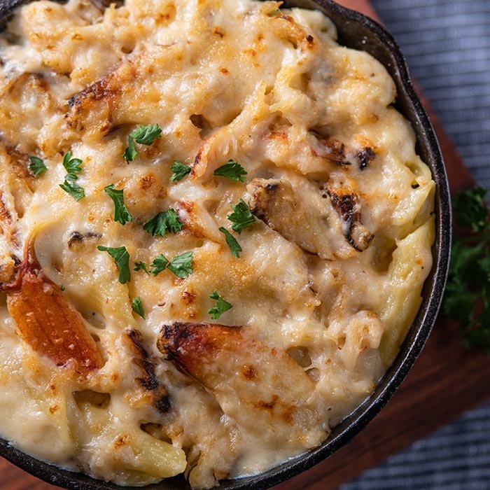 dungeness crab macaroni cheese seabear 2020 b