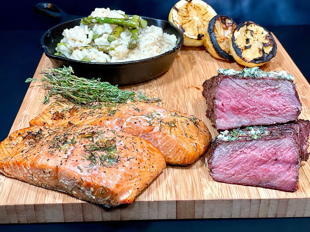 surf and turf dinner for two