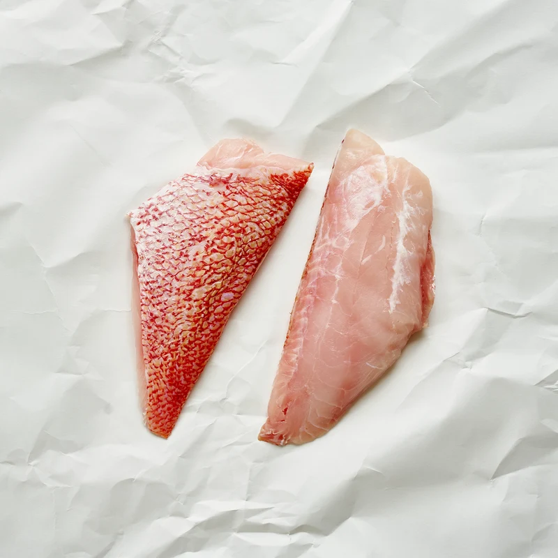 red snapper meat