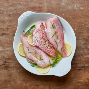 red snapper meat